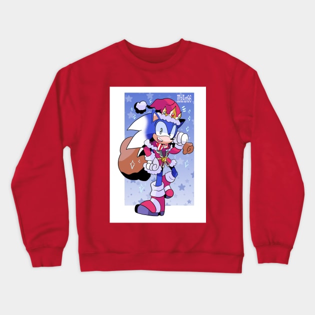 Sonic Christmas 2023 Crewneck Sweatshirt by Klaudiapasqui 96